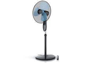 Brandson Standventilator 42 cm, Standlüfter, Ventilator höhenverstellbarer Standfuß, Neigungswinkel verstellbar, 50W, 3 Geschwindigkeitsstufen