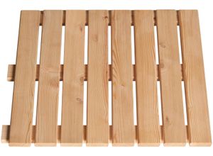 Holzfliesen BM MASSIVHOLZ, beige (natur), B:500mm L:500mm, Holz, Hartbodenbeläge, Lärche, 50x50 cm, 10 m²