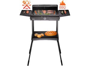 Zilan 2in1 Standgrill Elektrogrill Tischgrill Partygrill 2400W