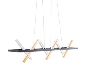 NÄVE LED Pendelleuchte "Cadice", gold (goldfarben, schwarz), H: 132cm, Lampen, Effizienzklasse: G, Farbe: gold, schwarz, Lichtfarbe: warmweiß, Designlampe