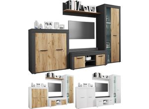 VCM TV Möbel 4-tlg. Wohnwand