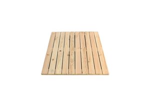 holz4home® Holzfliese aus Kiefernholz 95 x 95 cm