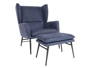 Lounge-Sessel mit Ottomane MCW-L62, Sessel