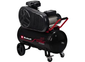 Kompressor EINHELL "TE-AC 430/50/10", schwarz, B:43cm H:87cm L:107,5cm, Kompressoren, mit Keilriemenantrieb und ölgeschmierter Pumpe