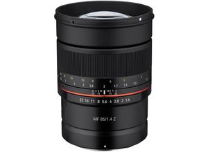 Produktbild Samyang MF 85mm F1,4 Z für Nikon Z