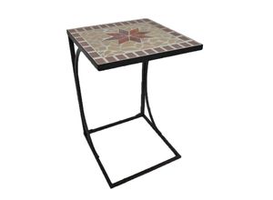 Eisen Beistelltisch AMARILLO Mosaik Gartentisch