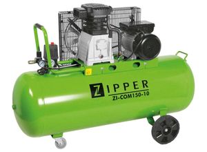 Kompressor ZIPPER "ZI-COM150-10", grün, B:41,5cm H:132cm L:95cm, Kompressoren