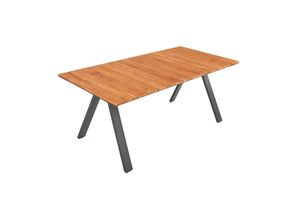 Teak Tisch DAVINA 180x90 Holz Garten Gartentisch Outdoor Esstisch Möbel Terrasse
