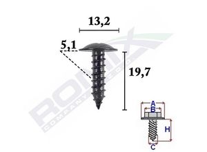 ROMIX Schraube VW,AUDI,SKODA C70593