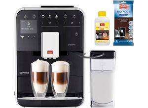 MELITTA Kaffeevollautomat "Barista T Smart F 83/0-102, schwarz", schwarz, B:25,9cm H:37,2cm T:46,7cm, Kaffeevollautomaten, 4 Benutzerprofile& 18 Kaffeerezepte, nach italienischem Originalrezept