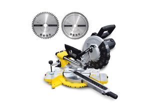 BAMATO Zug- Kapp- und Gehrungssäge KP-255 inkl. 2x Sägeblatt