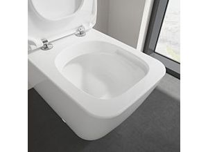 Villeroy und Boch Stand-Tiefspül-WC 4612R001 37,5 x 70 cm, für Kombination, spülrandlos, weiß