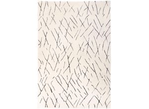 Wollteppich MORGENLAND "Berber Teppich - Sara - rechteckig", weiß, B:200cm H:25mm L:250cm, Schurwolle, Teppiche, handgeknüpft