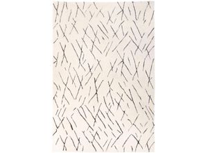 Wollteppich MORGENLAND "Berber Teppich - Sara - rechteckig", weiß, B:170cm H:25mm L:240cm, Schurwolle, Teppiche, handgeknüpft