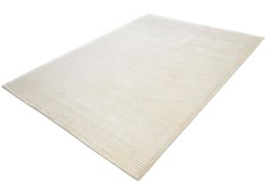 Teppich MORGENLAND "Nepal Teppich Sabaro", beige, B:80cm H:12mm L:150cm, Viskose, Teppiche, Nepalteppich, Viskose