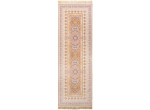 Orientteppich MORGENLAND "Orientteppich - Akghar - läufer", braun, B:100cm H:8mm L:200cm, Acryl, Teppiche