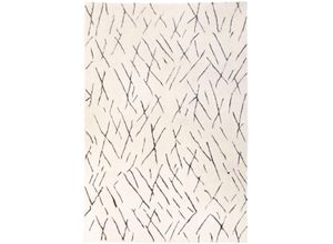 Wollteppich MORGENLAND "Berber Teppich - Sara - rechteckig", weiß, B:250cm H:25mm L:350cm, Schurwolle, Teppiche, handgeknüpft