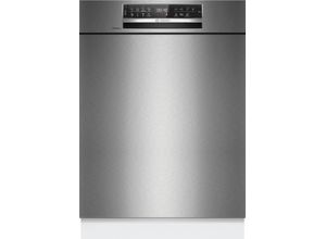 Produktbild BOSCH Unterbaugeschirrspüler "SMU6ZCS16E", B (A-G), silber (weiß), B:59,8cm H:81,5cm T:57,3cm, Geschirrspüler