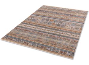Teppich ASTRA "Calea 233", bunt, B:160cm H:6mm L:230cm, Kunstfaser, Teppiche, Fransenteppich, Kurzflor mit Fransen, Wohnzimmer