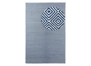 Outdoorteppich MORGENLAND "Läufer In- & Outdoor - Alef - türkis", blau, B:190cm H:6mm L:290cm, Polyethylenterephthalat (PET), Teppiche, In und Outdoor geeignet