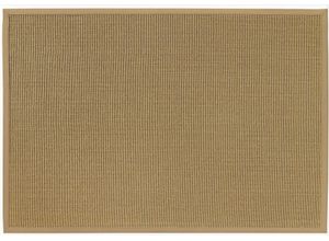 Sisalteppich DEKOWE "Mara S2 mit Bordüre Spezial", beige (natur), B:67cm H:5mm L:250cm, Sisal, Teppiche, 100% Sisal, auch als Läufer, Wohnzimmer