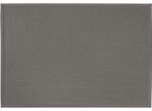 Sisalteppich DEKOWE "Mara S2 mit Bordüre Spezial", grau (platin), B:240cm H:5mm L:300cm, Sisal, Teppiche, 100% Sisal, auch als Läufer, Wohnzimmer