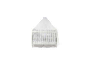 Lorelli Babybetthimmel, Baldachin 480 x 150 cm Insektenschutz Babybett Laufstall weiß