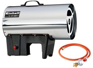 Heißluftgebläse EINHELL "GE-HG 18/370 Niro Li-Solo", silber (silberfarben, schwarz), Edelstahl, Heißluftgeräte, Power X-Change, ohne Akku