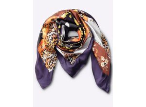 Modetuch HEINE, Damen, bunt, Polyester, gemustert, Modetücher