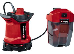 Akku-Gartenpumpe EINHELL "Schmutzwasserpumpe GE-DP 18/25 LL Li - Solo", rot, B:23,7cm H:32,4cm L:31,9cm, Pumpen, 7.000 l/h, Power X-Change, ohne Akku und Ladegerät