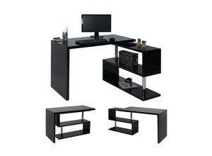 Design Eckschreibtisch MCW-A68, Bürotisch Schreibtisch,