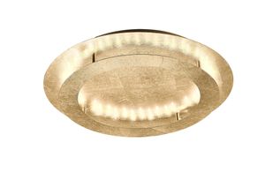 PAUL NEUHAUS Deckenleuchte "NEVIS", gold (goldfarben), Ø 50cm H: 8cm, Lampen, LED, Designlampe