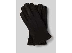 Lederhandschuhe mit Ziernähten