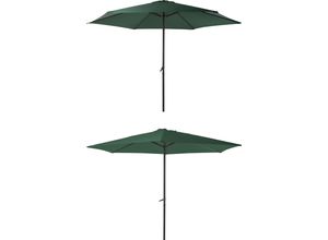 Sonnenschirm GARDEN PLEASURE, grün, Bezug: 100% Polyester, Standschirme, Ø 300 cm, grün