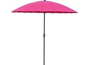 Sonnenschirm GARDEN PLEASURE, pink, Bezug: 100% Polyester, Standschirme, mit 24 Streben, pink