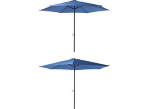 Sonnenschirm GARDEN PLEASURE, blau, Bezug: 100% Polyester, Standschirme, Ø 300 cm, blau