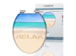 Schütte MDF WC Sitz RELAX, Toilettendeckel mit Absenkautomatik Motiv