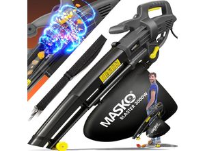 MASKO® Elektro Laubsauger 3in1 Elektrischer 3000W 45L Laubbläser Laubhäcksler