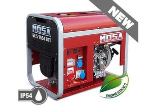 Mosa Stromerzeuger GE S-7554 YDT, mit FI-Schutzschalter und AVR