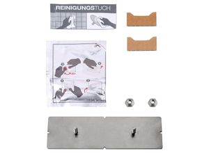 KEUCO Klebe-Set 4 für Edition 11 Duschkörbe und Elegance Feuchtpapierbox, 04994000400 04994000100
