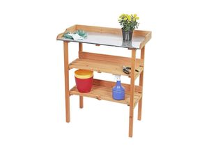 Holz Pflanztisch Garten Arbeitstisch Gartentisch Gärtnertisch Blumentisch Tisch