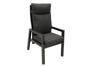 DEGAMO Sessel MANCIANO Hochlehner, Aluminium