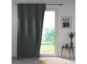 Vorhang 140x260cm grau