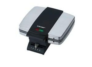 Produktbild Brüsseler Waffeleisen 1445 silber/schwarz, 930 Watt