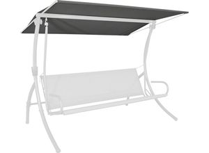 Hollywoodschaukelersatzdach, grau (dunkelgrau), B:210cm T:145cm,