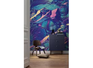 Fototapete KOMAR "Komar Vlies Fototapete - Holodeck - Größe 200 x 250 cm", lila (modern), L:2,5m, Vlies, Tapeten