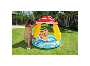 INTEX® Babyplanschbecken Fliegenpilz 45,0 l mehrfarbig 102,0 x 89,0 cm