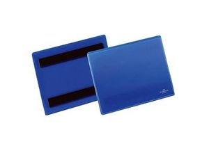 Produktbild DURABLE Magnettaschen blau A6, 50 St.