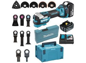makita DTM52T1JX2 Akku-Multifunktionswerkzeug 18,0 V, mit 1 Akku