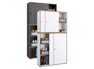 VCM Holz Büroschrank Ordner Aktenschrank